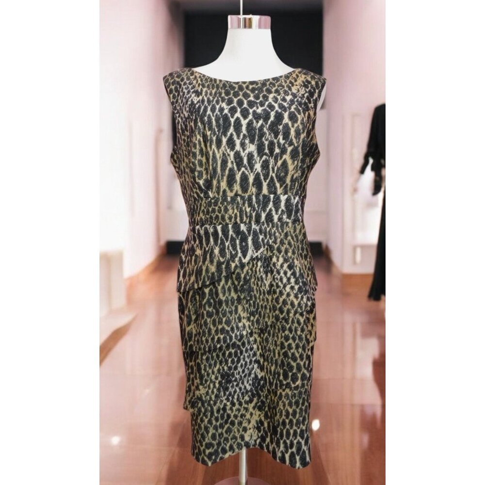 Elegant Leopard Print Dress